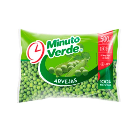 Arveja Minuto Verde 500 Gr