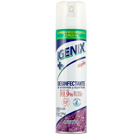 Desinfectante En Aerosol Igenix Lavanda 360 Cc