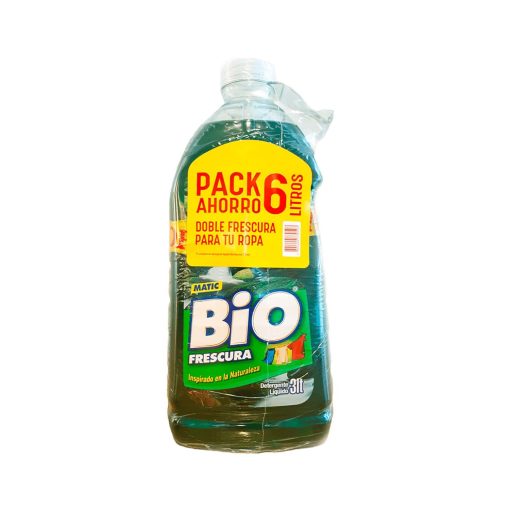 Detergente Liquido Biofrescura Bosque Nativo 2 Und De 3 Lt