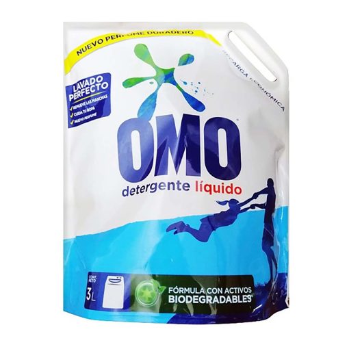 Detergente Líquido Omo Matic Multiacción Doypack 3 Lt