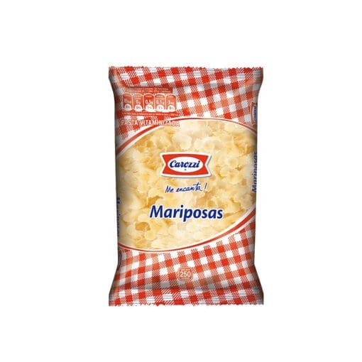 Fideos Mariposa Carozzi 250 Gr