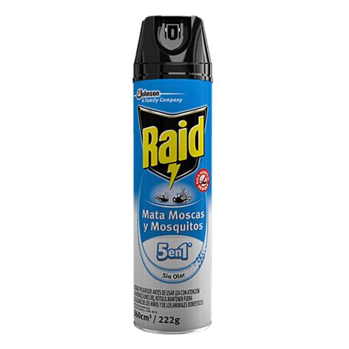 Insecticida Raid Moscas Y Mosquitos 360 Cc
