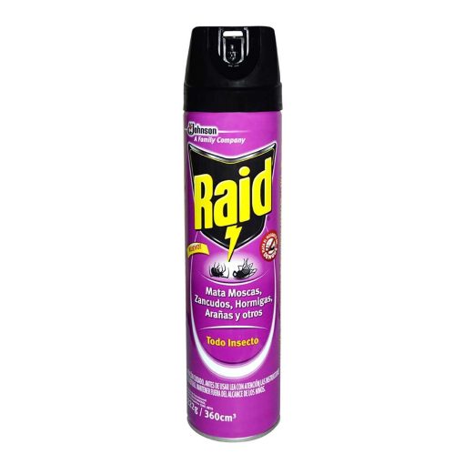 Insecticida Raid Todo Insecto 360 Cc