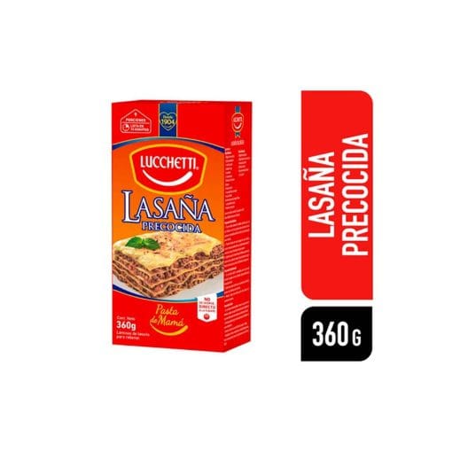 Lasaña Precocida Lucchetti 360 Gr