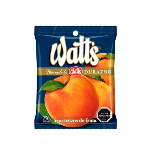 Mermelada De Durazno Con Trozos Watt's 250 Gr