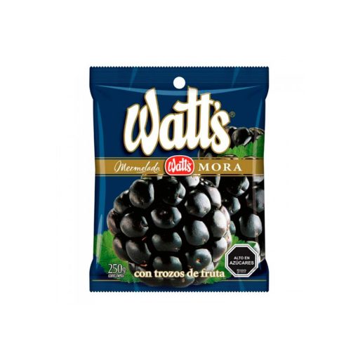 Mermelada De Mora Con Trozos Watt's 250 Gr