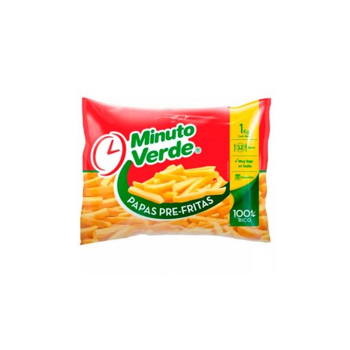 Papas Pre-fritas Minuto Verde 1 Kg