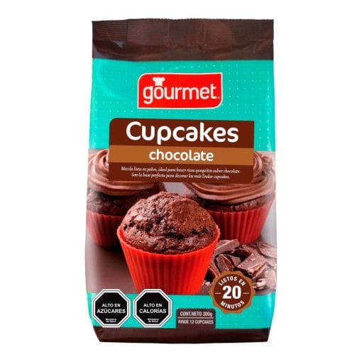 Premezcla Cupcakes Chocolate Gourmet 300 Gr
