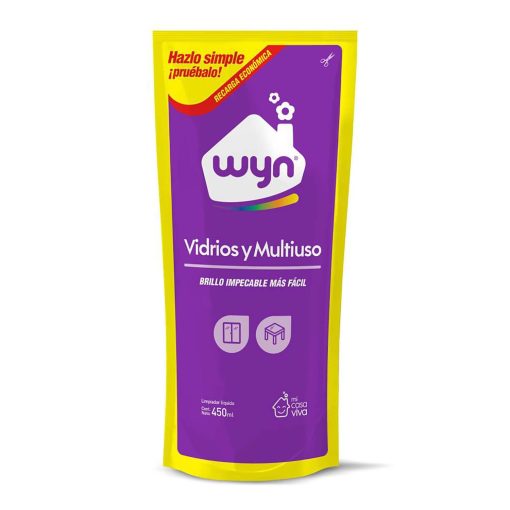 Repuesto Multiuso Y Limpiavidrios Wyn 450 Ml