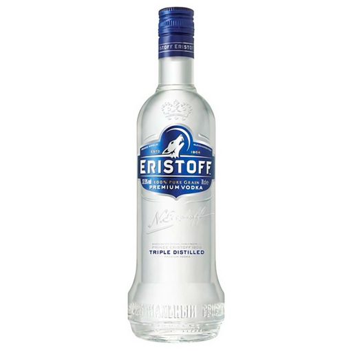 Vodka Eristoff Original Premium 37.5°, 700cc.