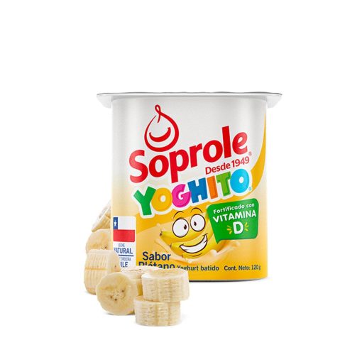 Yoghurt Yoghito Soprole Plátano 120 Gr