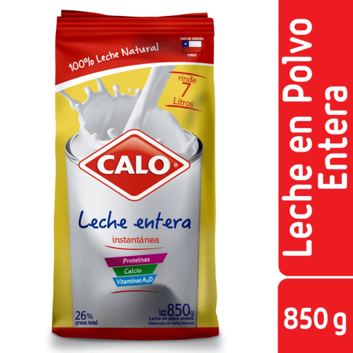Leche Entera En Polvo Calo 850gr.