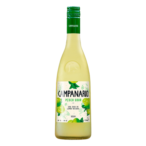 Pisco Campanario Cóctel De Sour Limón 16°, 700cc.