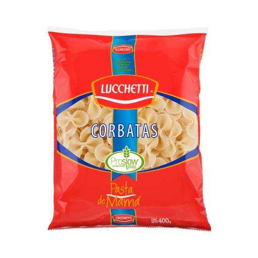 Fideos Lucchetti Corbatas  400 Gr