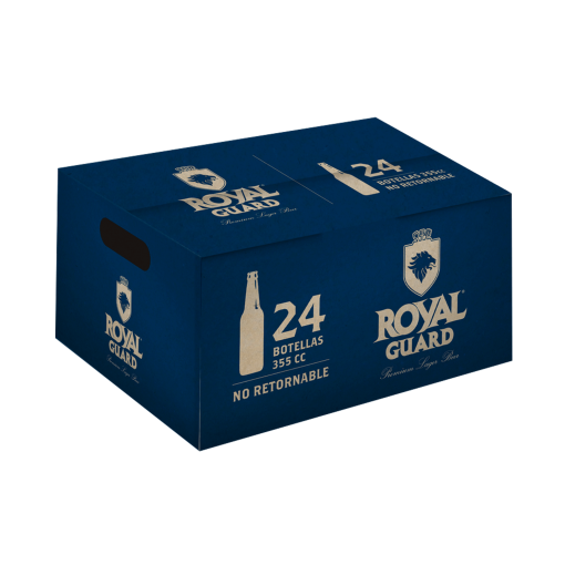 Cerveza Royal Guard 5°, Botella 355ml. X 24 Unid.