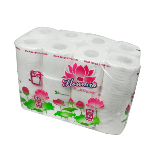 Papel Higiénico Doble Hoja Florencia 24 Und De 30 Mt