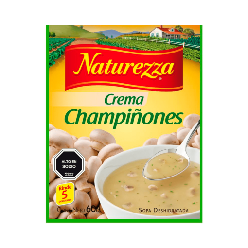 Crema De Champiñones Naturezza 60 Gr