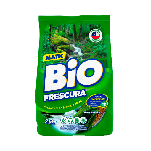 Detergente En Polvo Bosque Nativo Bio Frescura 2.5 Kg