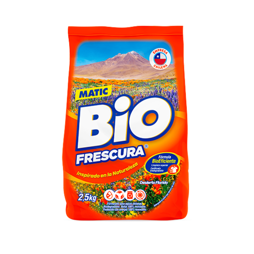 Detergente En Polvo Desierto Florido Bio Frescura 2.5 Kg