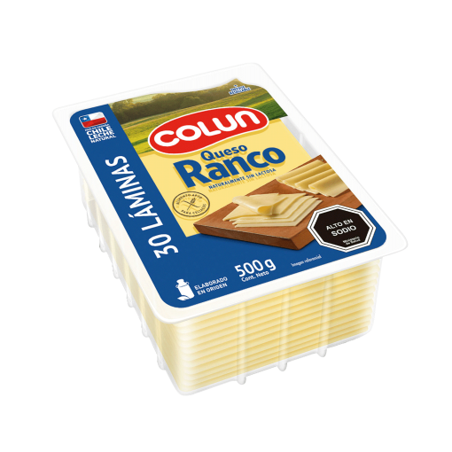 Queso Ranco Laminado Colum 500 Gr
