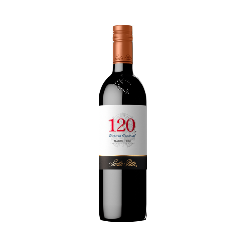 Vino 120 Carmenére Reserva Especial 12.9°, 750cc.