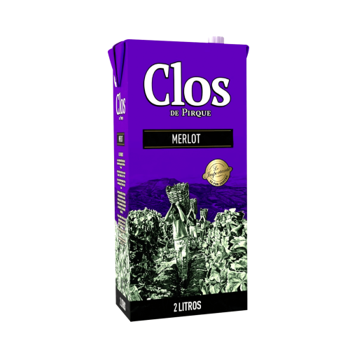 Vino Clos De Pirque Merlot 12°, 2lts.
