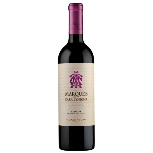 Vino Marques De Casa Concha Merlot 14°, 750cc