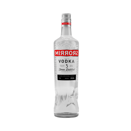 Vodka Mirrors Premium Español 37.5°, 1lts.