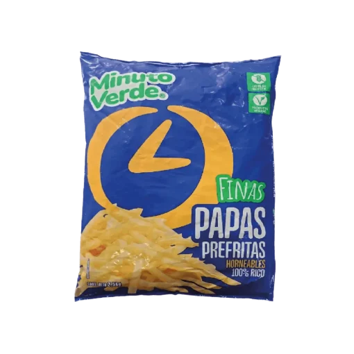 Papas Pre-fritas Minuto Verde 2.5 Kg