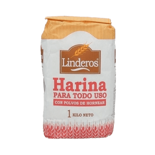 Harina Todo Uso Con Polvos De Hornear Linderos 1 Kg