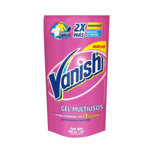 Detergente Liquído Para Ropa De Color Vanish 800 Ml