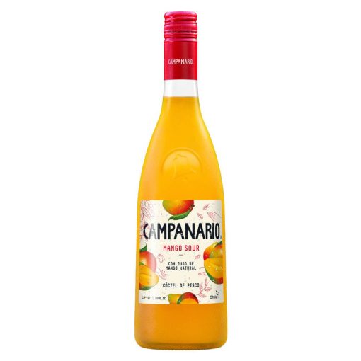 Pisco Campanario Cóctel De Mango Sour 12°, 1 Lt.