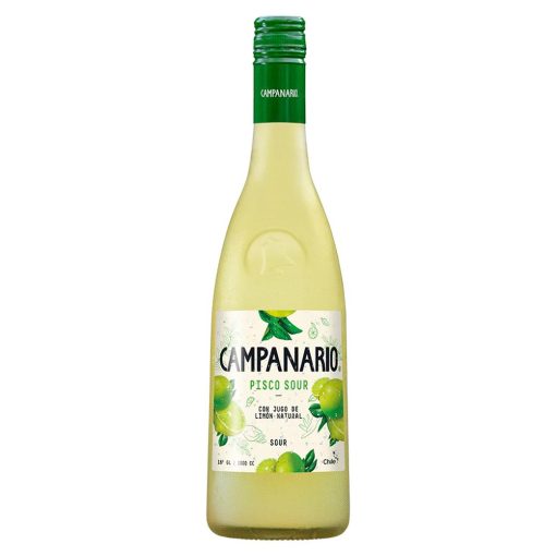 Pisco Campanario Cóctel De Sour Limón 18°, 1 Lt.