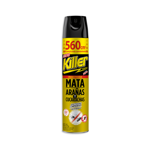 Insecticida Mata Arañas Y Cucarachas Killer 560 Cc