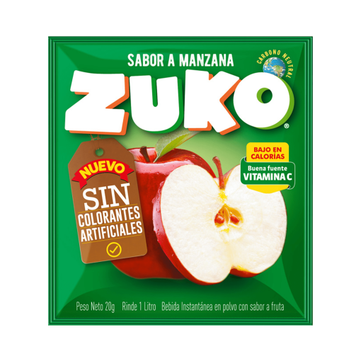 Jugo En Polvo Zuko Manzana 15 Gr