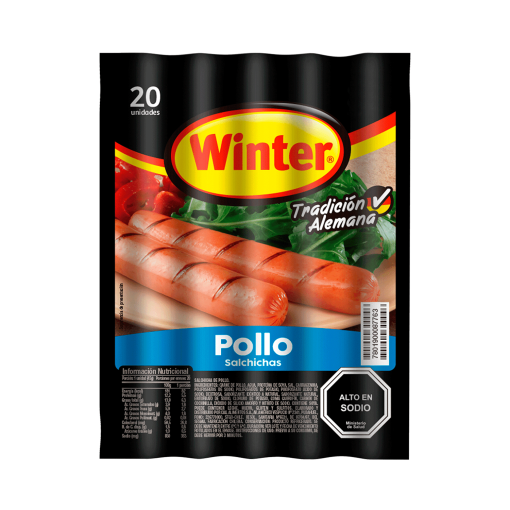 Salchichas Winter De Pollo Tradición Alemana  20 Und