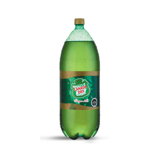 Bebida Canadá Dry Ginger Ale, 3lts.
