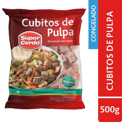 Cubos Pulpa De Cerdo Cogelados 500 Gr