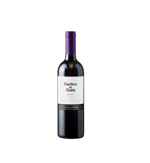 Vino Casillero Del Diablo Merlot 13.5°, 750cc.