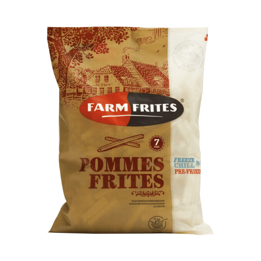 Papas Pre-fritas Congeladas 2.5 Kg Farmfrites 7 Mm