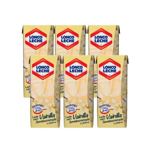 Pack Loncoleche Sabor Vainilla 6x200 Ml