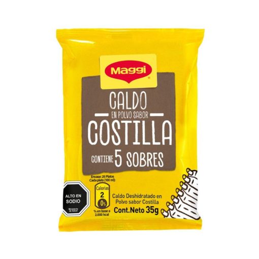 Caldo Maggi En Polvo Sabor Costilla 35 Gr
