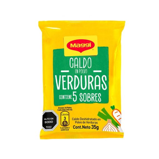 Caldo Maggi En Polvo Sabor Verduras 35 Gr