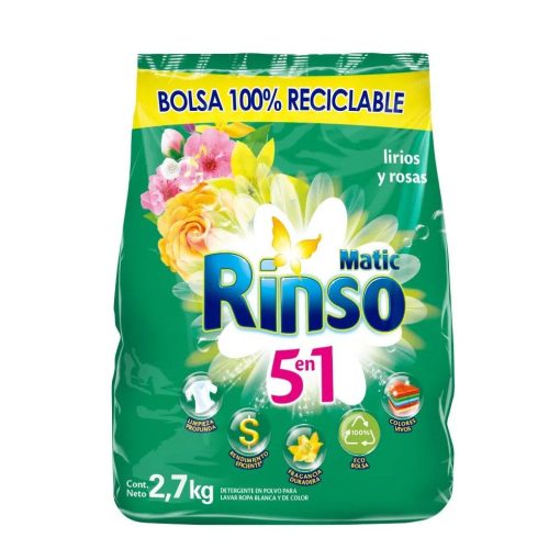 Det. Polvo Rinso Frescura Del Mar Bol 2.7kg