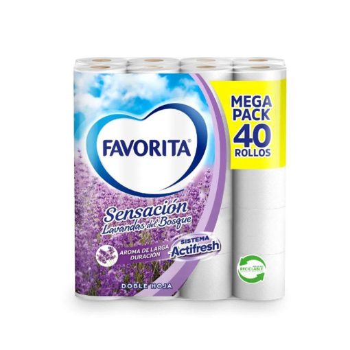 Hig. Favorita Sensacion Winter 40 Rollos 22mts