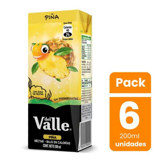 Pack 6 Un Néctar De Piña Andina Del Valle