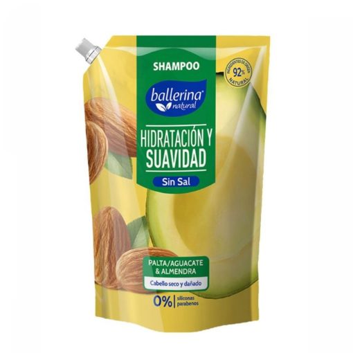 Shampoo Ballerina S/sal Palta Almendra 750ml