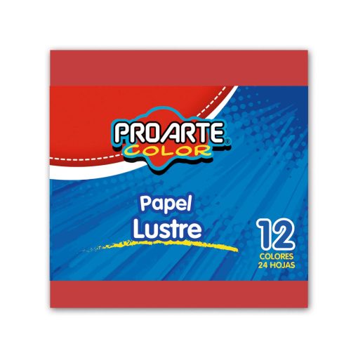 Fajos Papel Lustre 24 Hjs. 12 Col 10x10cm