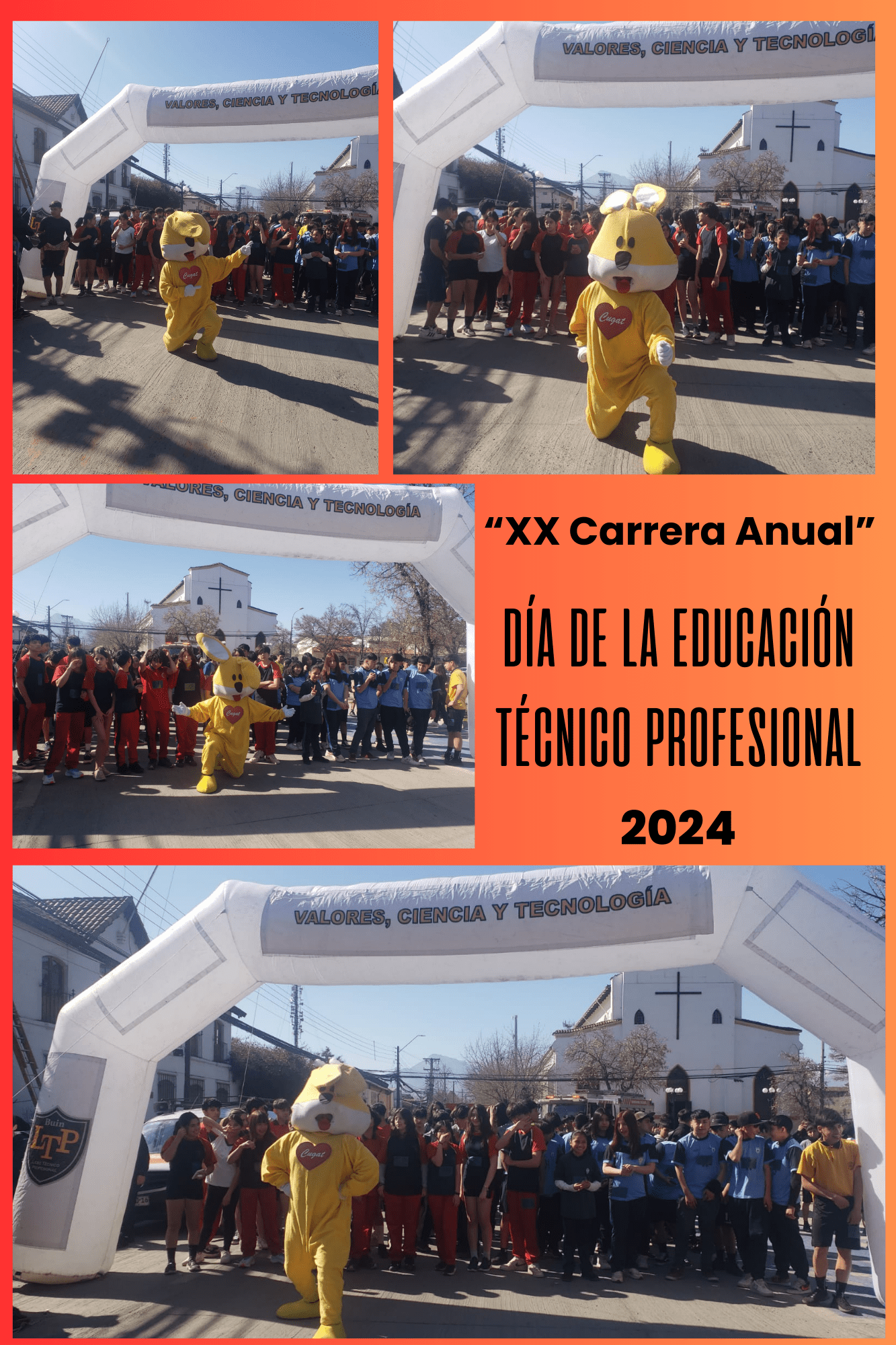 Vigésima Carrera Anual del Día de la Educación Técnico Profesional, Liceo Técnico Profesional de Buin junto a Supermercados Cugat. Vigésima Carrera Anual del Día de la Educación Técnico Profesional, Liceo Técnico Profesional de Buin junto a Supermercados Cugat.