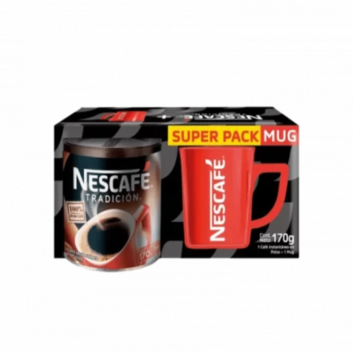 Café Instantáneo Nescafé Tradicional Reg Mug 170g | Sabor Clásico